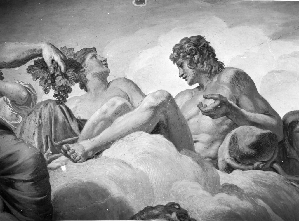  212-Giovanni Lanfranco-Il concilio degli dei, Giano-Galleria Borghese, Roma 